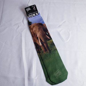 WILD HABITAT elephant SUBLIMATION SOCKS